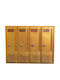 Artekko Arte Mehrfamilienhaus Briefkasten Metallisch Gold Checkmate 42.2x16x33.5cm