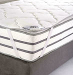 Beauty Home Mattress Topper 4019 Elixir Semi-Double Foam with Elastic Straps 130x200x3.5cm