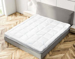 Beauty Home Matratzentopper Cool Max Halb-Doppel Schaumstoff mit Gummibändern 110x200x3.5cm