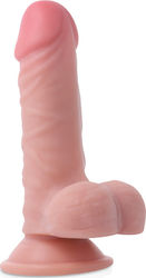 Rock Army Ρεαλιστικό Dildo με Όρχεις και Βεντούζα Flesh 17cm