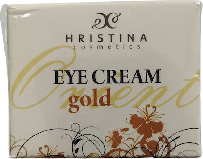 Hristina Cosmetics Gold Αναπλαστική Κρέμα Ματιών κατά των Μαύρων Κύκλων με Κολλαγόνο 25ml