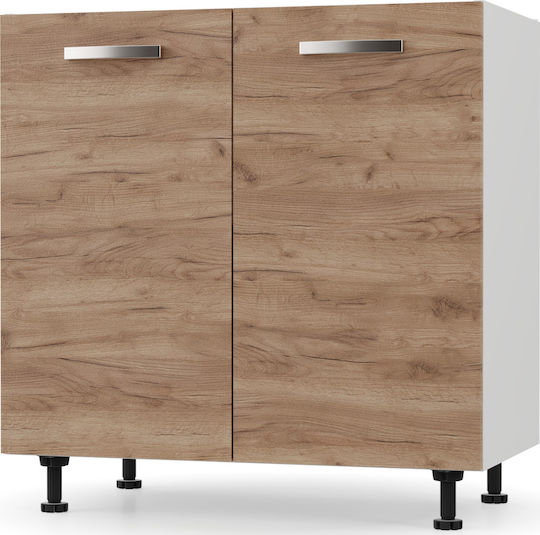 Charlotte Spülbeckenschrank Golden Oak 80x46.5x82cm