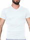 Men's Short Sleeve Undershirt White