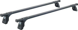 Cruz Steel Roof Bars for Volkswagen Amarok 10+ Black