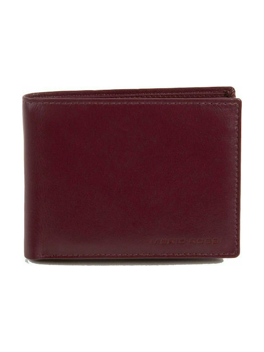 Mario Rossi EF-1694 Men's Leather Wallet Burgundy