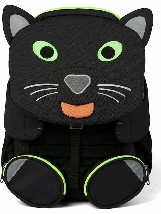 Affenzahn Schwarzer Panther Schulranzen Rucksack Kindergarten in Schwarz Farbe 8Es