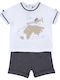 Kids' Set with Shorts Summer 2pcs White Travel