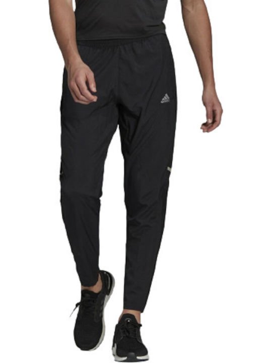 Adidas Own The Run Παντελόνι Φόρμας με Λάστιχο Μαύρο