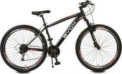 Byox Spirit 27.5" 2021 Μαύρο Mountain Bike με 18 Ταχύτητες