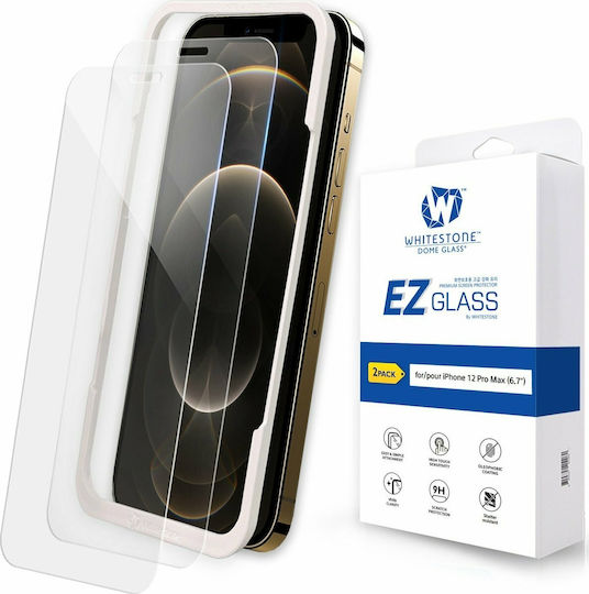 Whitestone Dome EZ Full Face Tempered Glass (iPhone 12 Pro Max)