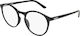 PUMA Women's Acetate Prescription Eyeglass Frame Black PU0177O 001