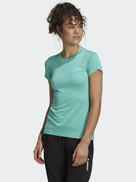 Adidas Terrex Tivid Damen Sportlich T-shirt Schnell trocknend Mint