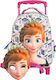 Gim Frozen Anna Schulranzen Trolley Kindergarten mit Flaschenhalter Mehrfarbig 12lt 25 x 15 x 30cm