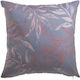 Inart Inart Zierkissen aus Samt Rosa Lila Grau 45x45cm