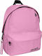 Must Monochrome Rpet Pink School Bag Backpack Junior High-High School in Pink color 22lt