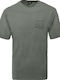 Double A Herren Kurzarmshirt Polo Gray