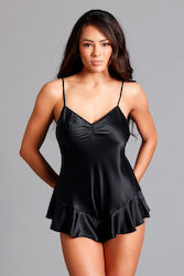 Be Wicked Martina Romper Sexy Babydoll Black