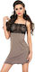 Dkaren Julita Sexy Babydoll Braun