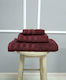 Joli Hotel Towel Face 90x50cm Burgundy Weight 6...