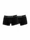 Herren Boxershorts Schwarz 2Packung