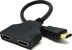 Andowl Q-C29 HDMI male σε HDMI 2x female