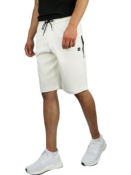 Men's Athletic Shorts White