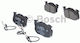 Bosch Σετ Τακάκια Εμπρός 2τμχ για Citroen Saxo Peugeot 106 / 205 / 305 / 405 Renault Super 5