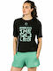 GSA Boxy Women's Athletic Crop T-shirt Black