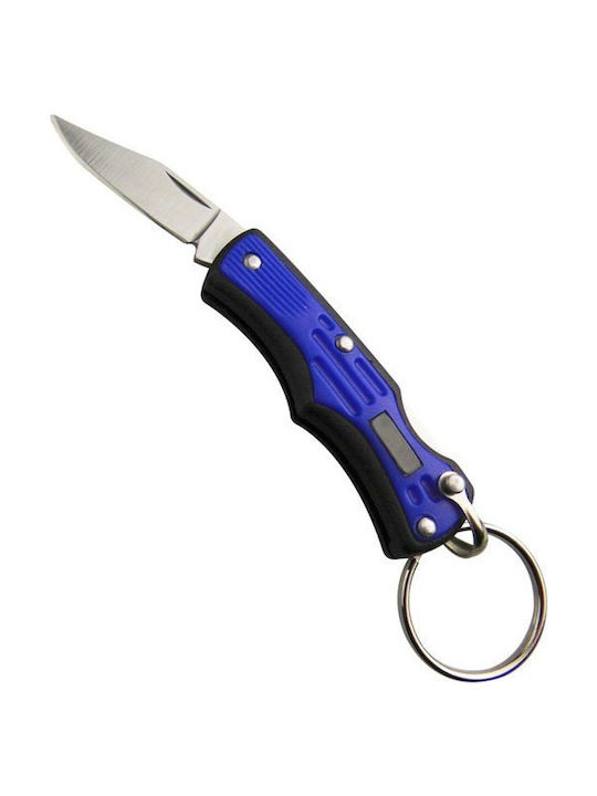 Munkees Keychain Folding Knife III Metallic Blue