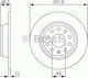 Bosch Σετ Δισκόπλακες Πίσω 2τμχ για Audi Q3 Seat Altea / Leon / Toledo Skoda Superb Volkswagen Golf / Passat