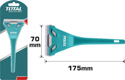 Total Ξύστρα Εργασίας με Πλαστική Λαβή για Χρήση σε Τζάμια 19mm