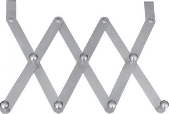 Import Hellas Agățătoare Pentru Uși 7 Locuri Metalică 59x3.5x21cm