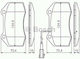 Bosch Σετ Τακάκια Εμπρός 2τμχ για Alfa Romeo Mito Fiat 500 / Grande Punto / Punto Evo