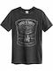 Amplified L.A. Paradise City T-shirt Guns N' Roses Γκρι Βαμβακερό Ανθρακί
