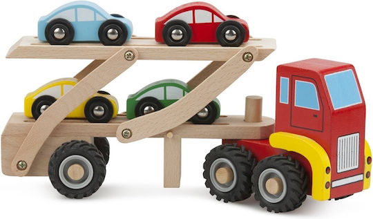 New Classic Toys Φορτηγό Μεταφοράς Αυτοκινήτων Σετ με Φορτηγό