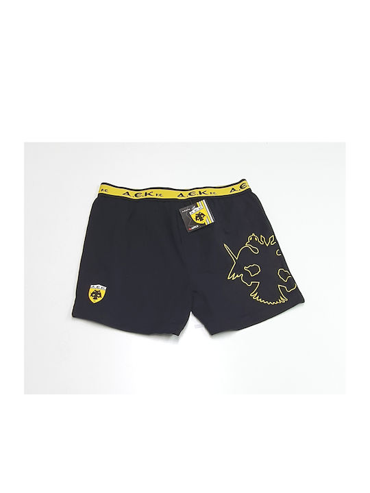 Apple Boxer Herren Boxershorts Schwarz mit Must...