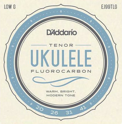 Daddario Μονές Carbon Χορδές 4τμχ για Γιουκαλίλι Tenor Ukulele Low-G
