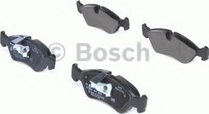 Bosch Σετ Τακάκια Εμπρός 2τμχ για Mazda 2 Chevrolet / Daewoo / Opel / Saab / Ssangyong / Vauxhall