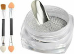 UpLac Decorating Powder for Nails in Silver Color