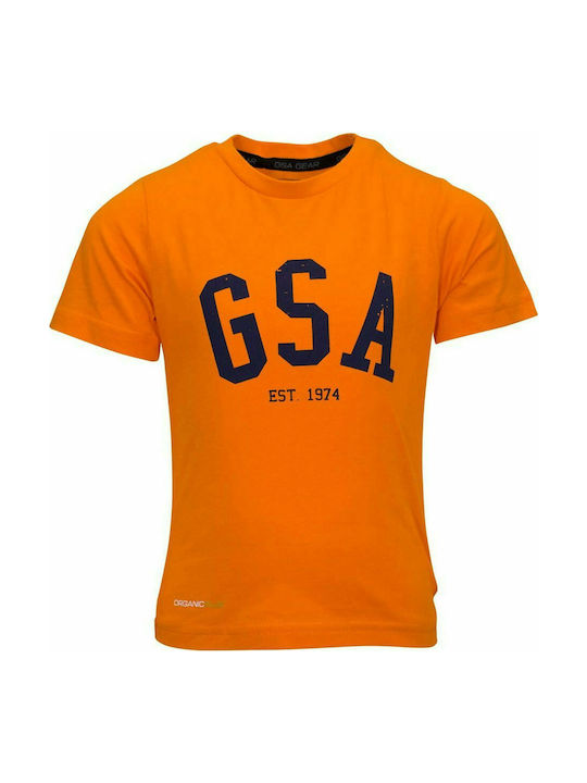 GSA Kinder T-shirt Orange Boys Graphic