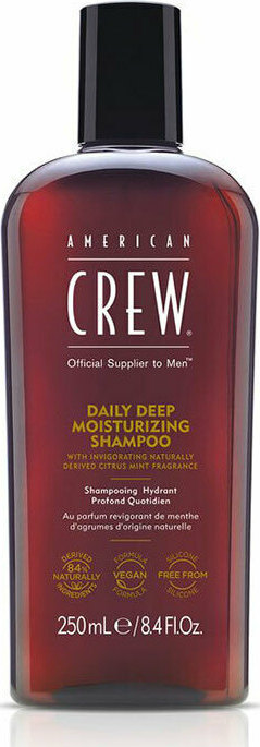 American Crew Daily Deep Moisturizing Σαμπουάν Βαθύ Καθαρισμού για Όλους τους Τύπους Μαλλιών 250ml