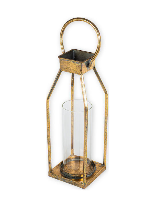 Kaemingk Lantern Metallic Χρυσό 11x11x25εκ. 1pcs