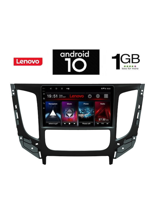 Lenovo Car-Audiosystem für Mitsubishi L200 2015> mit Klima (Bluetooth/USB/AUX/WiFi/GPS) mit Touchscreen 9" IQ-AN X5859_GPS CLIMA