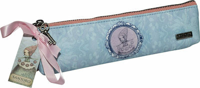 Gim Santoro Mirabelle Pencil Case with 1 Compartment Light Blue