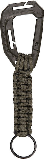 Mil-Tec Keyholder Paracord Μπρελόκ με Καραμπίνερ Χακί