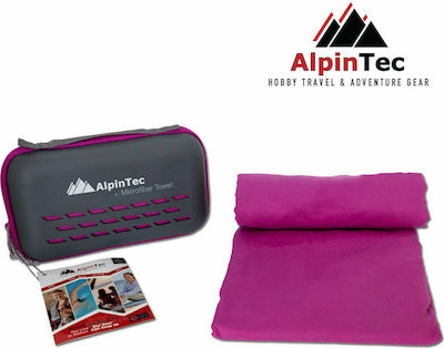 AlpinPro DryFast Πετσέτα Σώματος Microfiber Μωβ 180x90εκ.