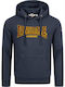 Lonsdale Men's Sweatshirt with Hood and Pockets Navy