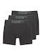 Herren Boxershorts Schwarz 3Packung