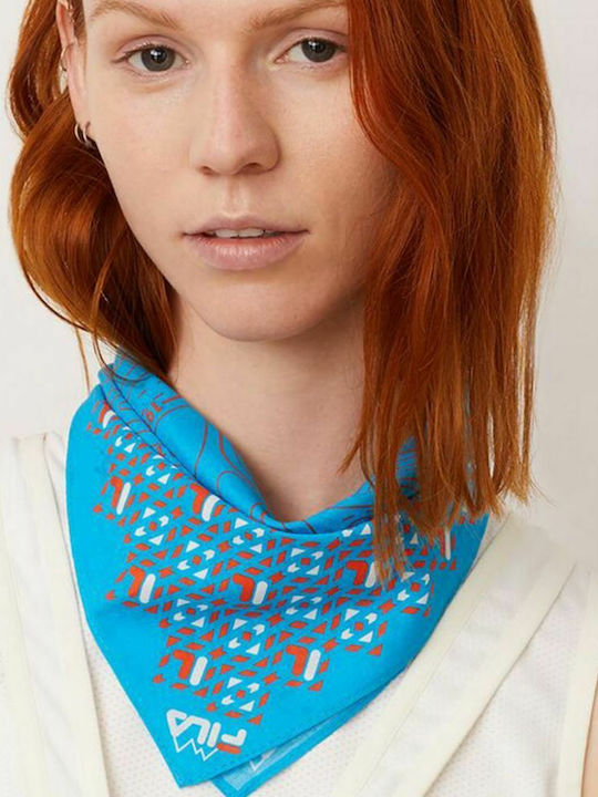 FILA Print Bandana Γυναικείο Φουλάρι Γαλάζιο
