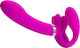 Pretty Love Valerie Strapless Strap On Fuchsia 19.5cm